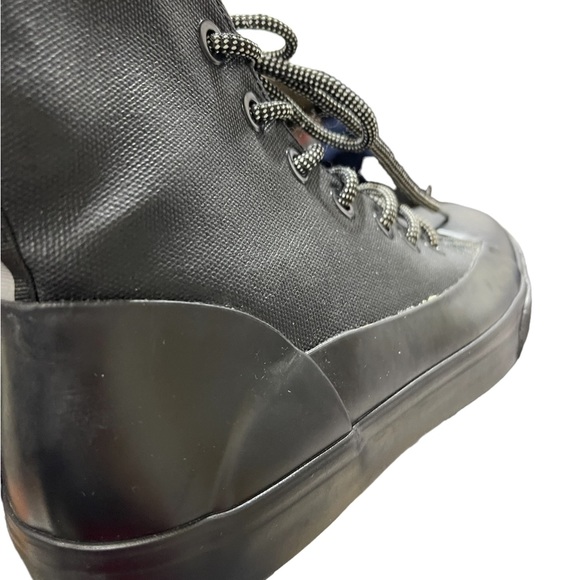 Hunter for Target Adult Unisex Lace Up Ankle Rain Boots Mens 7.5 Women 9.5 BLK - Picture 11 of 16